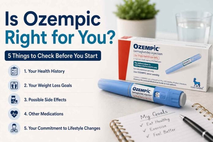 Is Ozempic Right for You 5 Things to Check Before You Start Is Ozempic Right for You? 5 Things to Check Before You Start